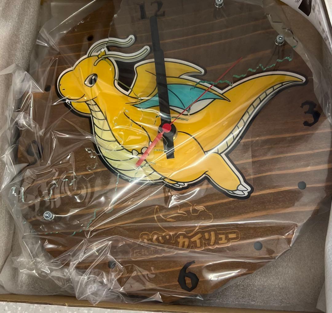 福井県限定 ポケモンセンター カイリュー 壁掛け時計