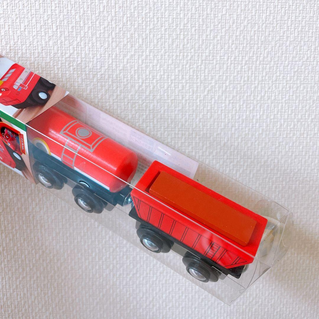 モクトレイン チャギントン ウィルソン新品電車木製レール知育玩具