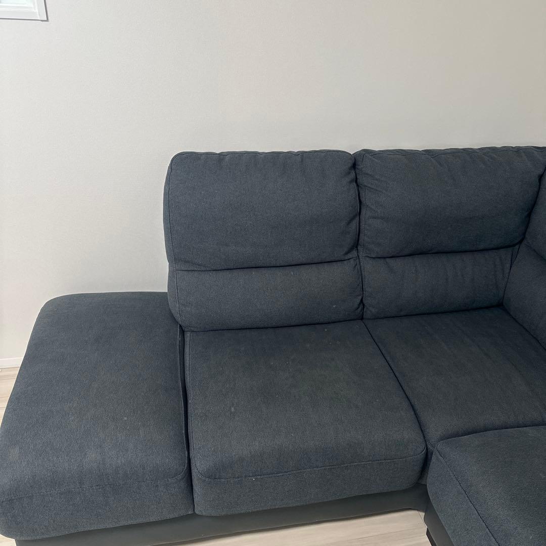 ニトリ　L字ソファ　コーナーソファ　カウチソファ　引き取り限定 ソファー