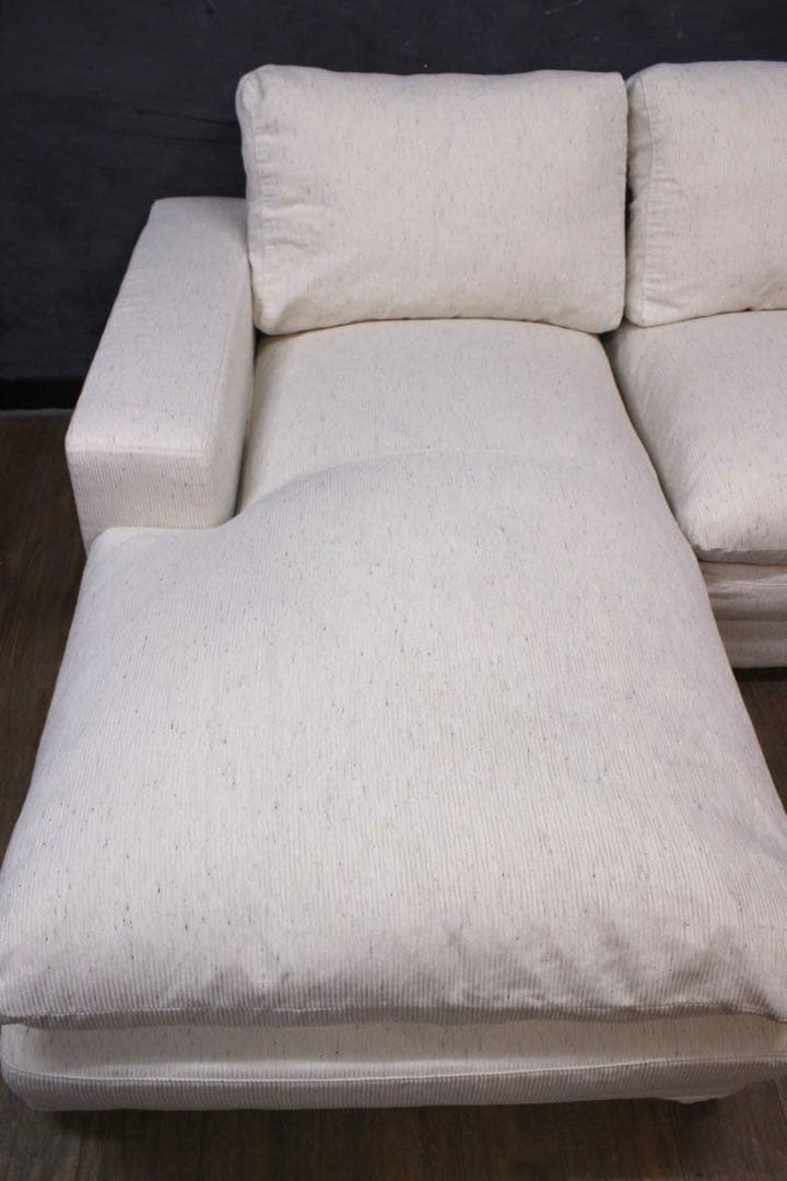 首都圏送無料〜 奇跡の快適性 ACTUSフルフェザー コーナー カウチ ソファ