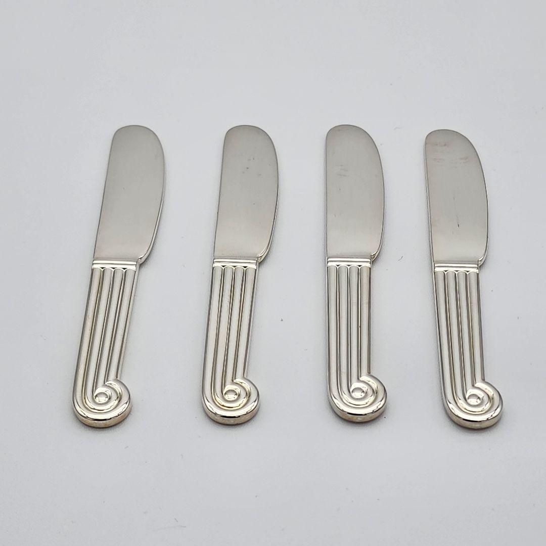 ★Christofle★ バターナイフ 4本セット シルバー 箱付き