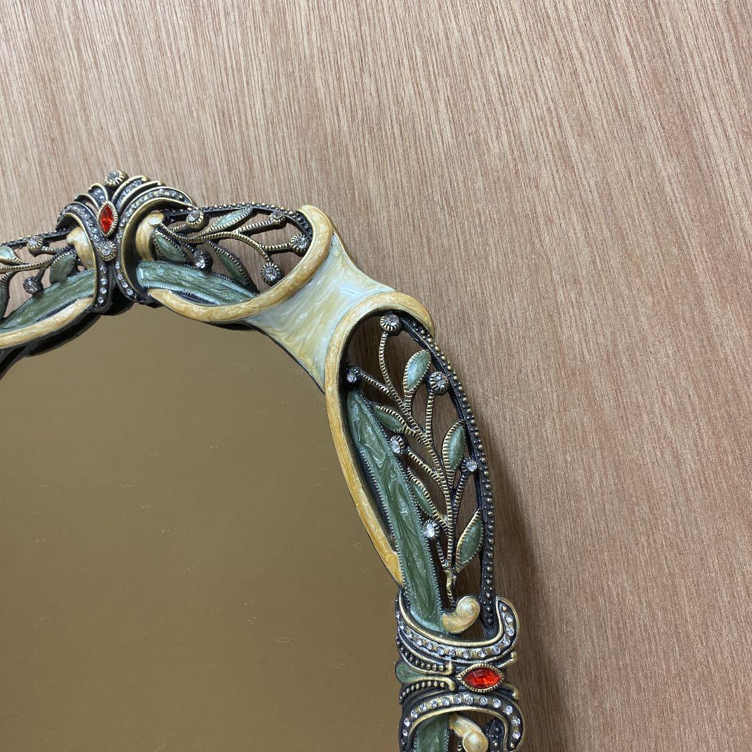 アールヌーボー　壁掛け鏡　ミラー