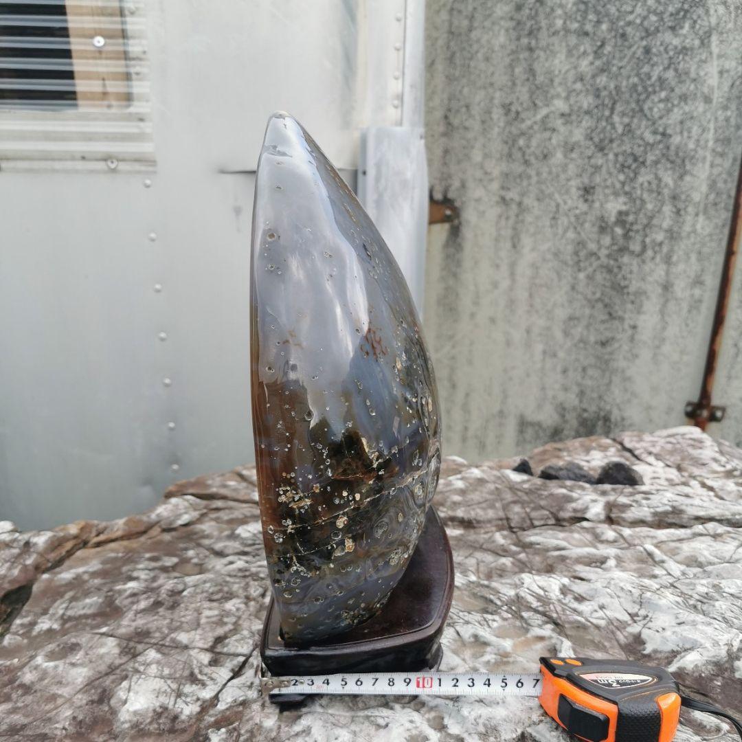 ブラジル産　アゲート　17.7キロ　瑪瑙　鑑賞石　石　置物　オブジェ　インテリア
