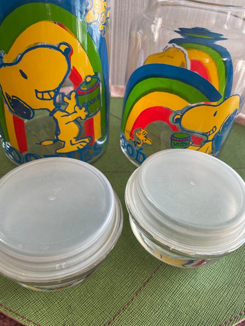 スヌーピー ガラスキャニスター 保存容器