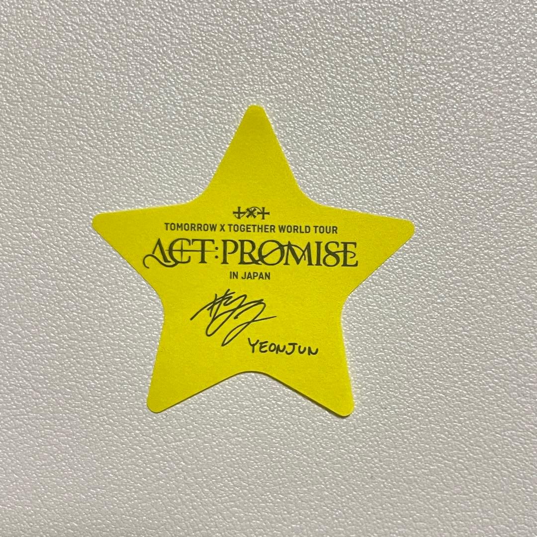 TXT ACT:PROMISE 落下物 サイン入り 星 ヨンジュン - メルカリ