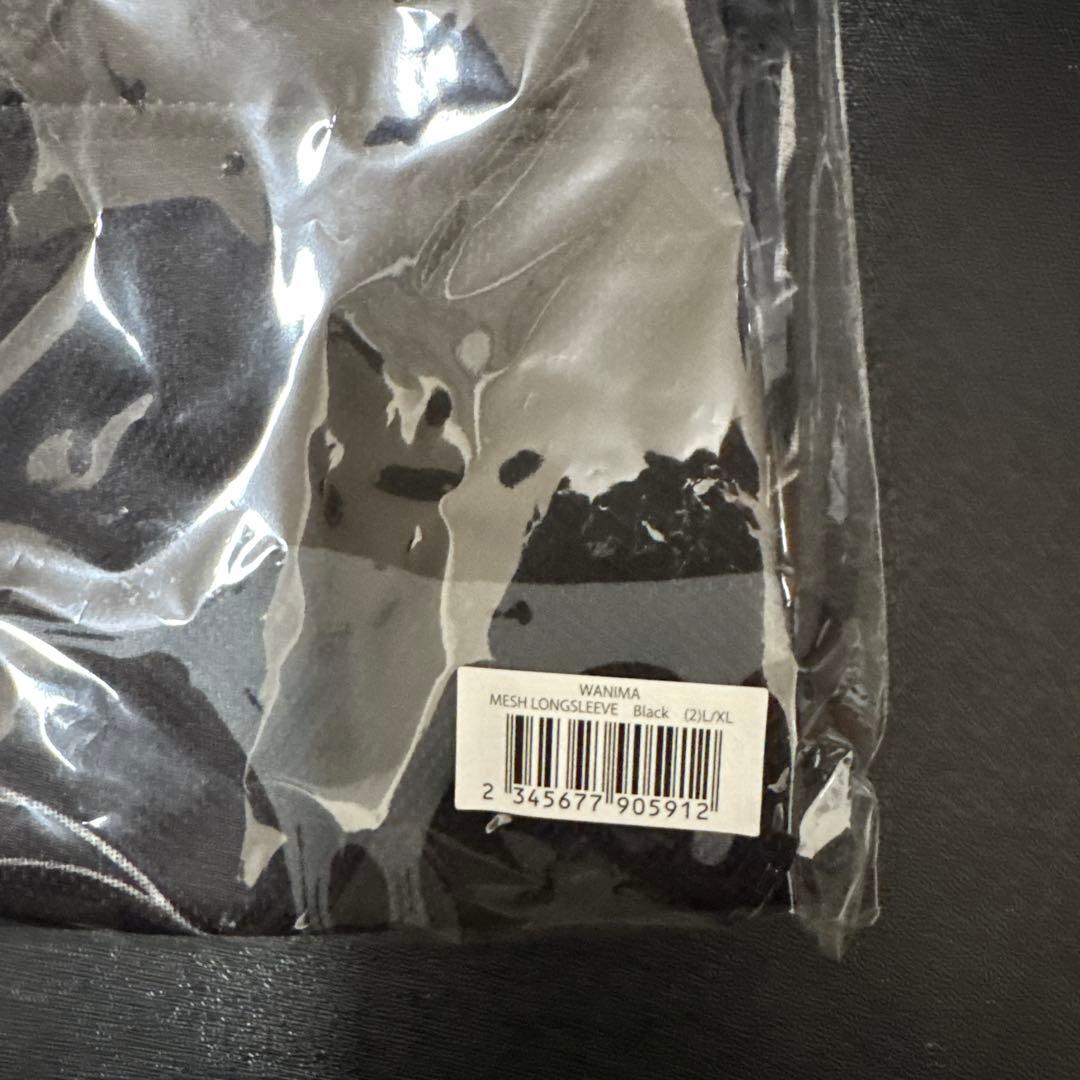 WANIMA メッシュゲームシャツ　ロングスリーブブラック L/XL