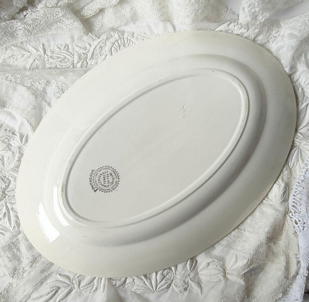 希少 美品 ジョワジールロワ ポンパドール オーバル皿 フランス