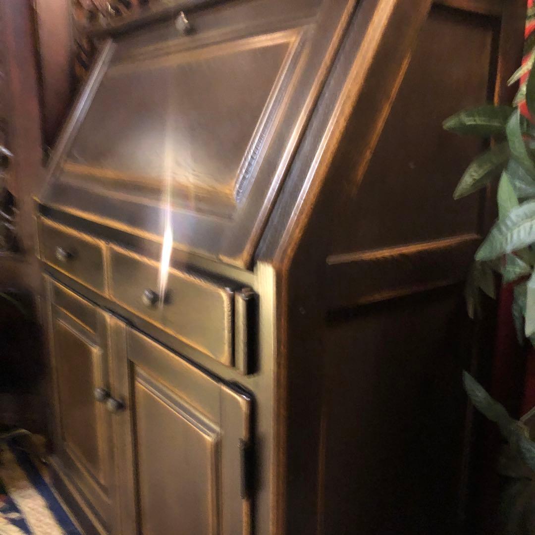 Sale 国産ヴィンテージ 北海道旭川 近藤工芸 ライティングビューロー