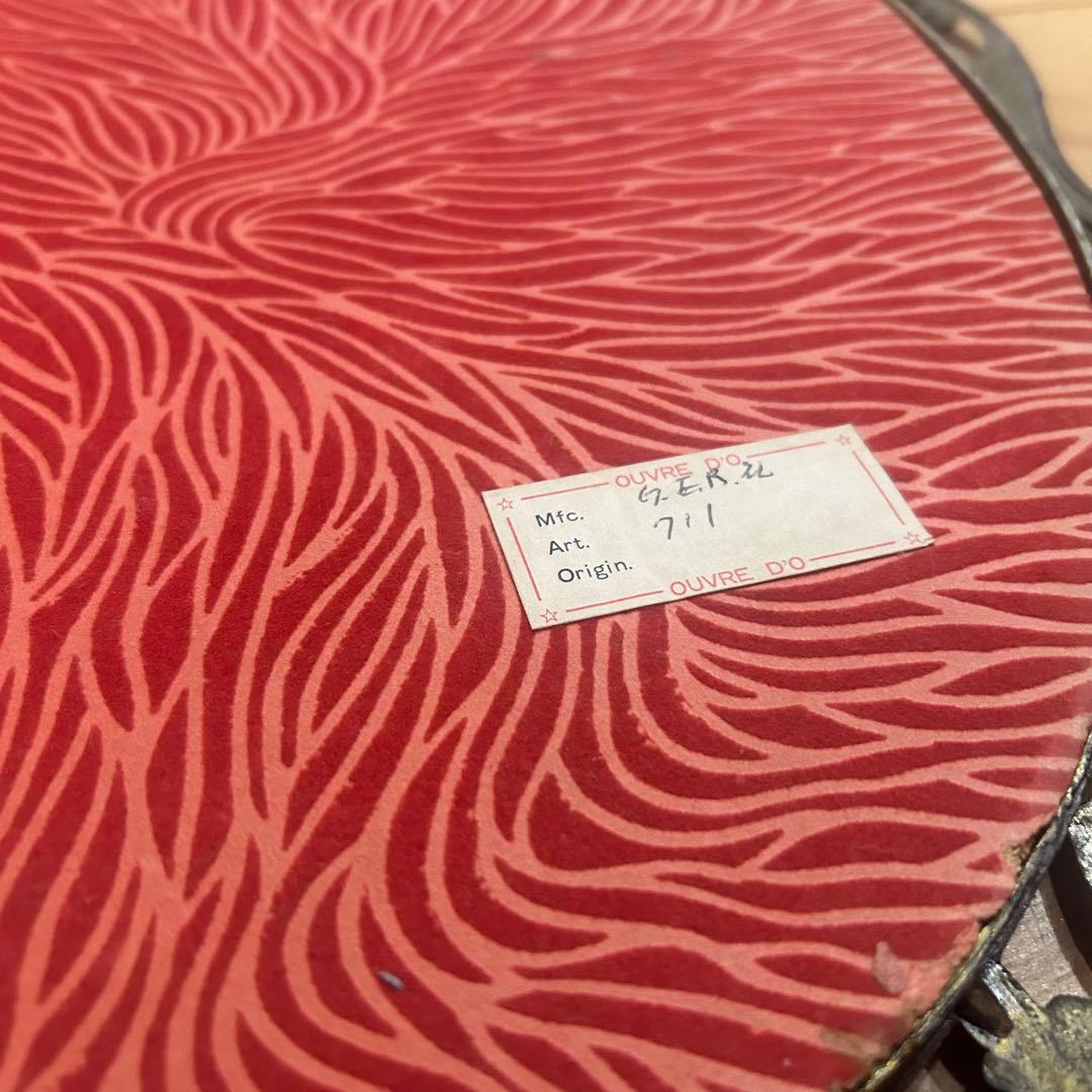 ☆イタリア製☆アンティーク　壁掛け　鏡　ミラー　フレンチ　ビンテージ　アールデコ