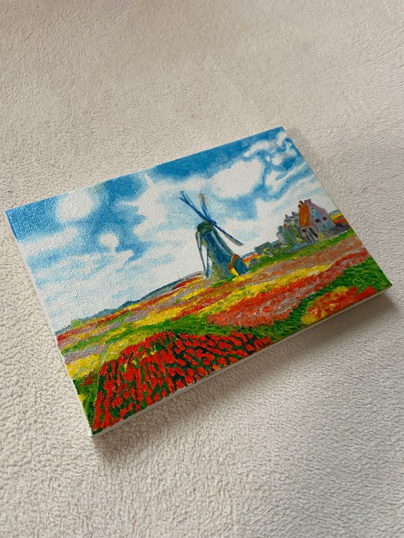 モネ　肉筆手描きの油絵模写画