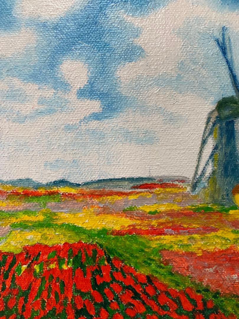 モネ　肉筆手描きの油絵模写画