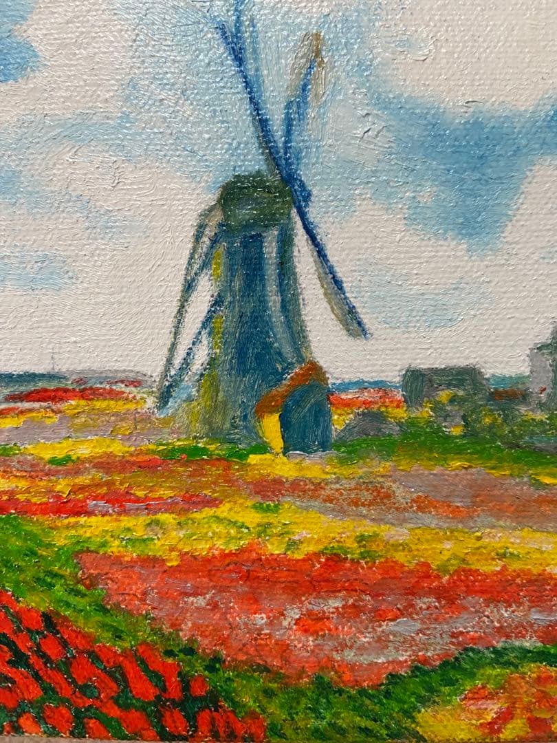 モネ　肉筆手描きの油絵模写画