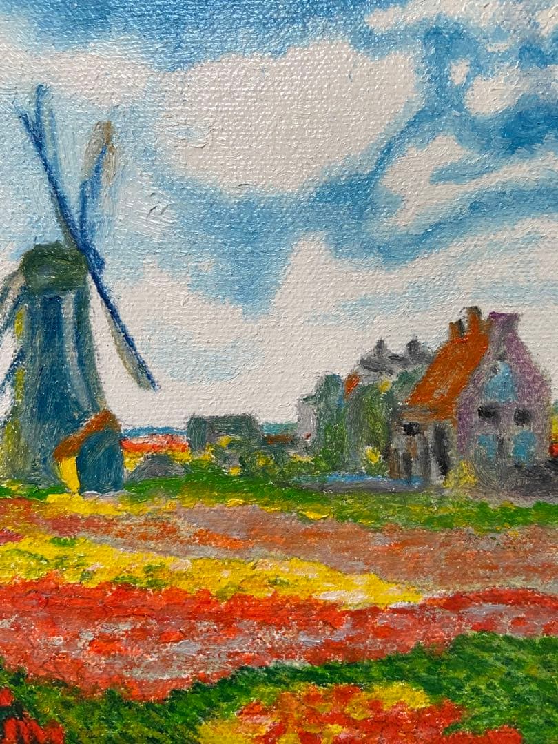 モネ　肉筆手描きの油絵模写画