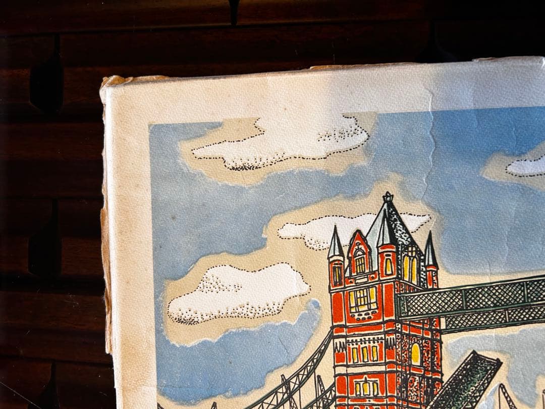 山下清 サイン入りロンドンタワーブリッジ