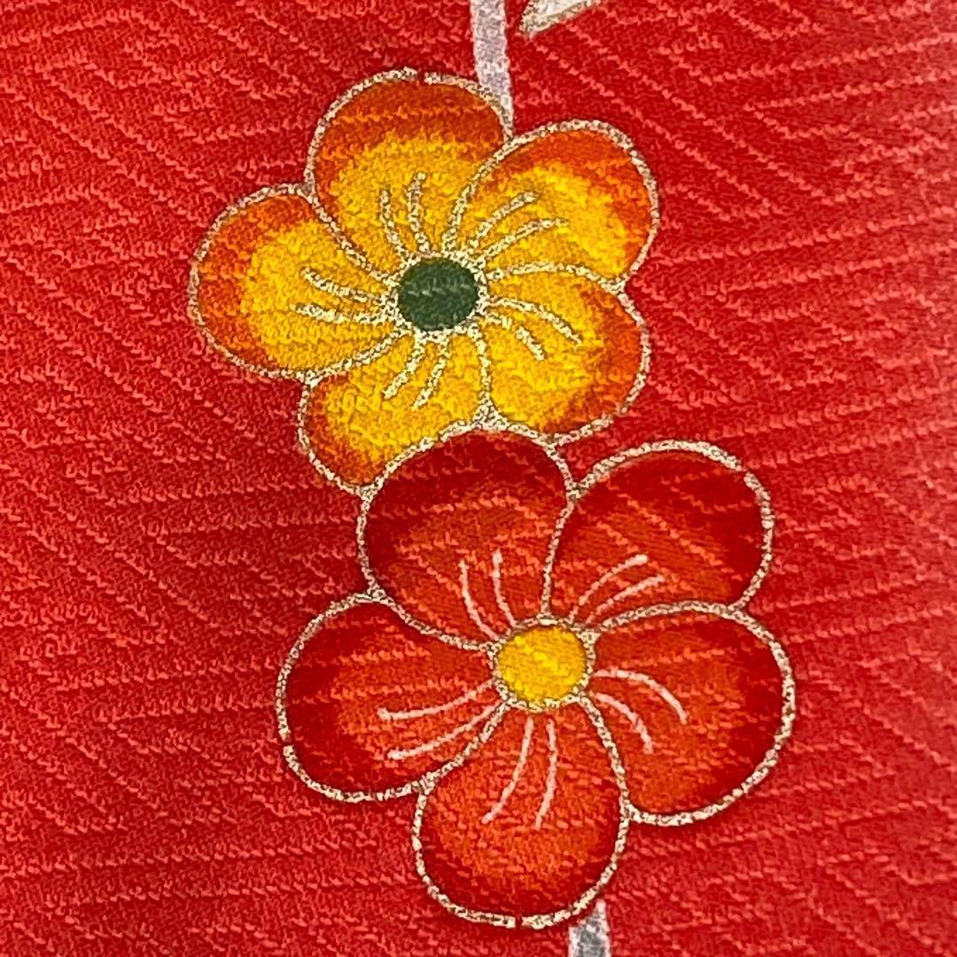 【着物と帯 時流】197ys◆3才女の子着物&被布コート+長襦袢バッグセット正絹