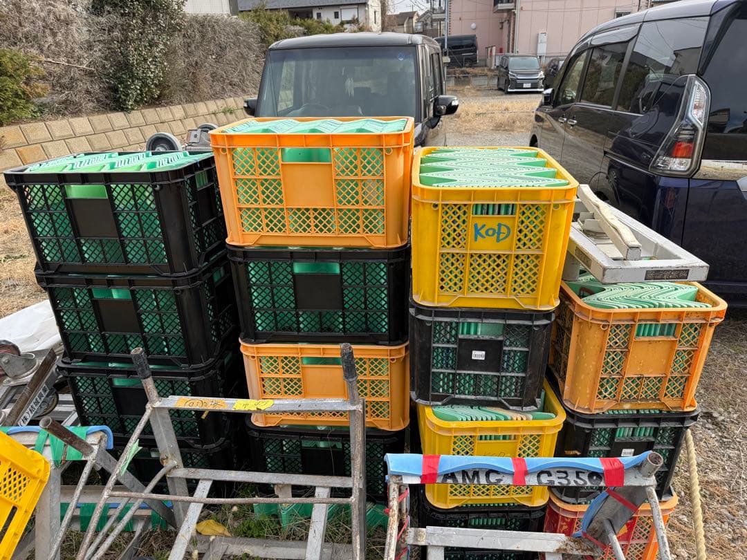 カゴごとダンボール送ります重さ的に一箱一個大丈夫ですか？60個ずつ位ずつ入ります