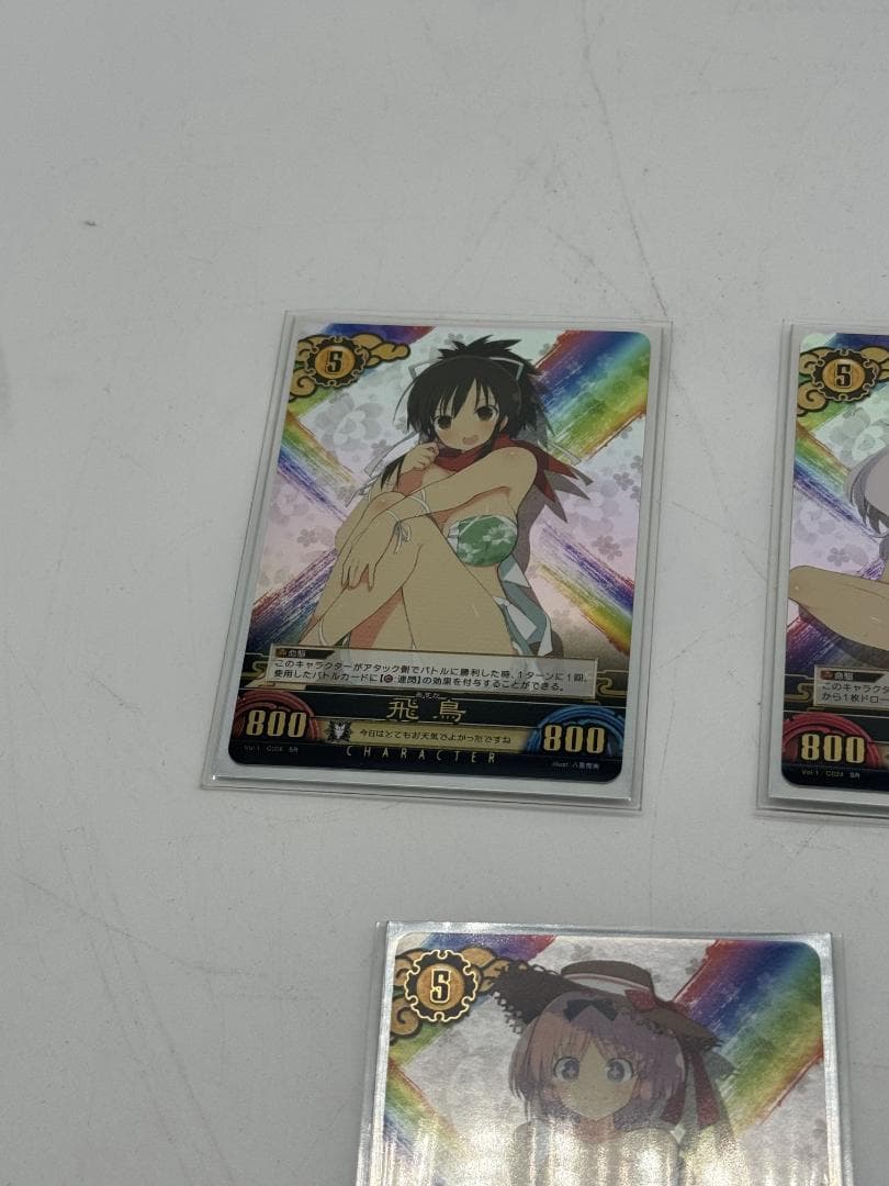 閃乱カグラ 斑鳩 飛鳥 柳生 トレーディングカードセット