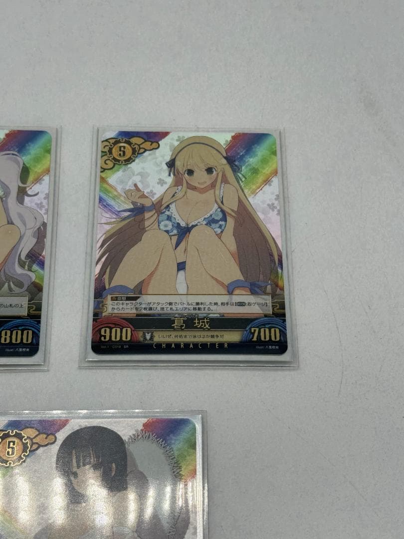 閃乱カグラ 斑鳩 飛鳥 柳生 トレーディングカードセット