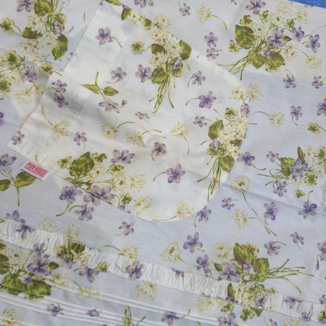 PINK HOUSE ピンクハウス　花柄エプロン