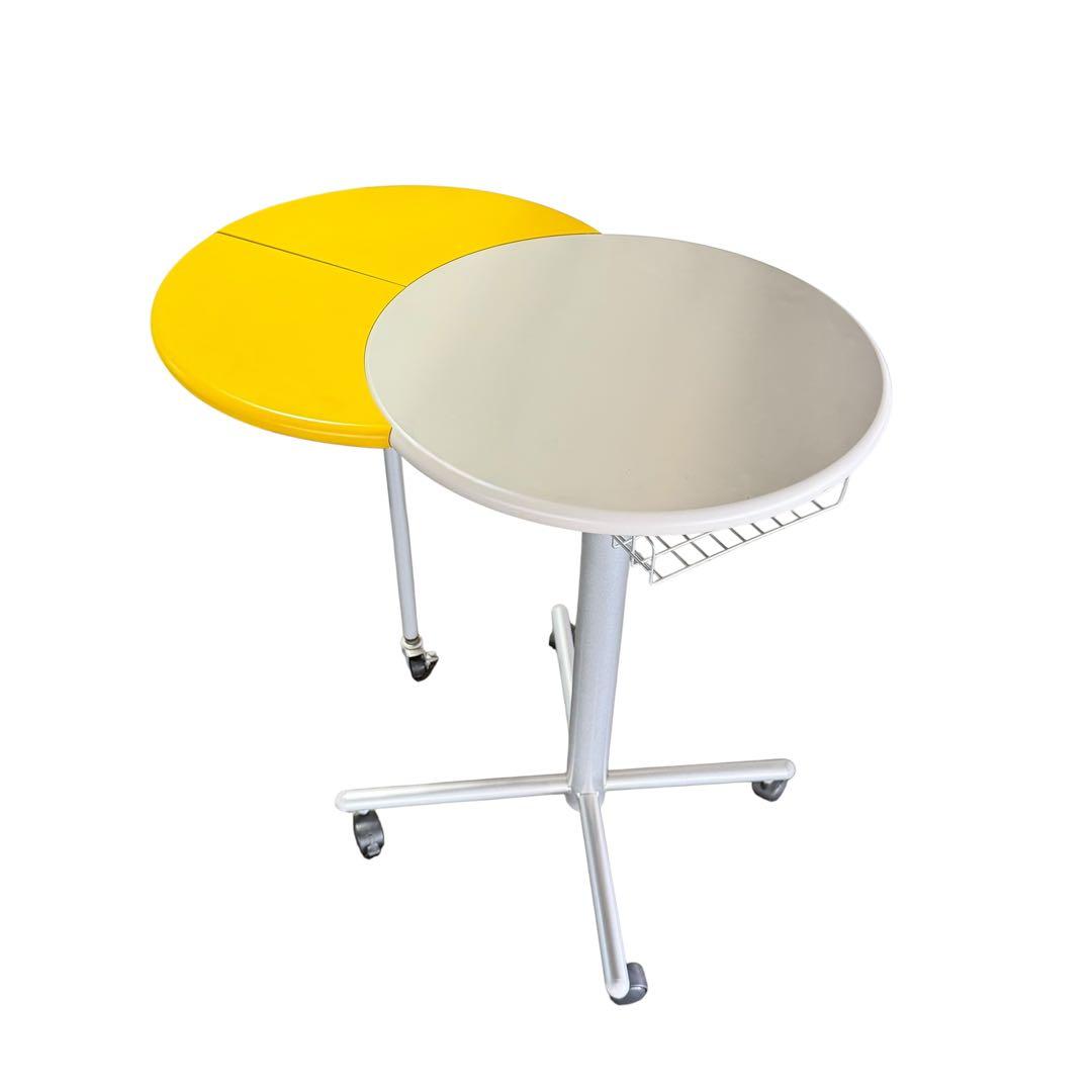 コクヨ HD-MW800 スライド式サイドテーブル 北欧風 レトロデザイン