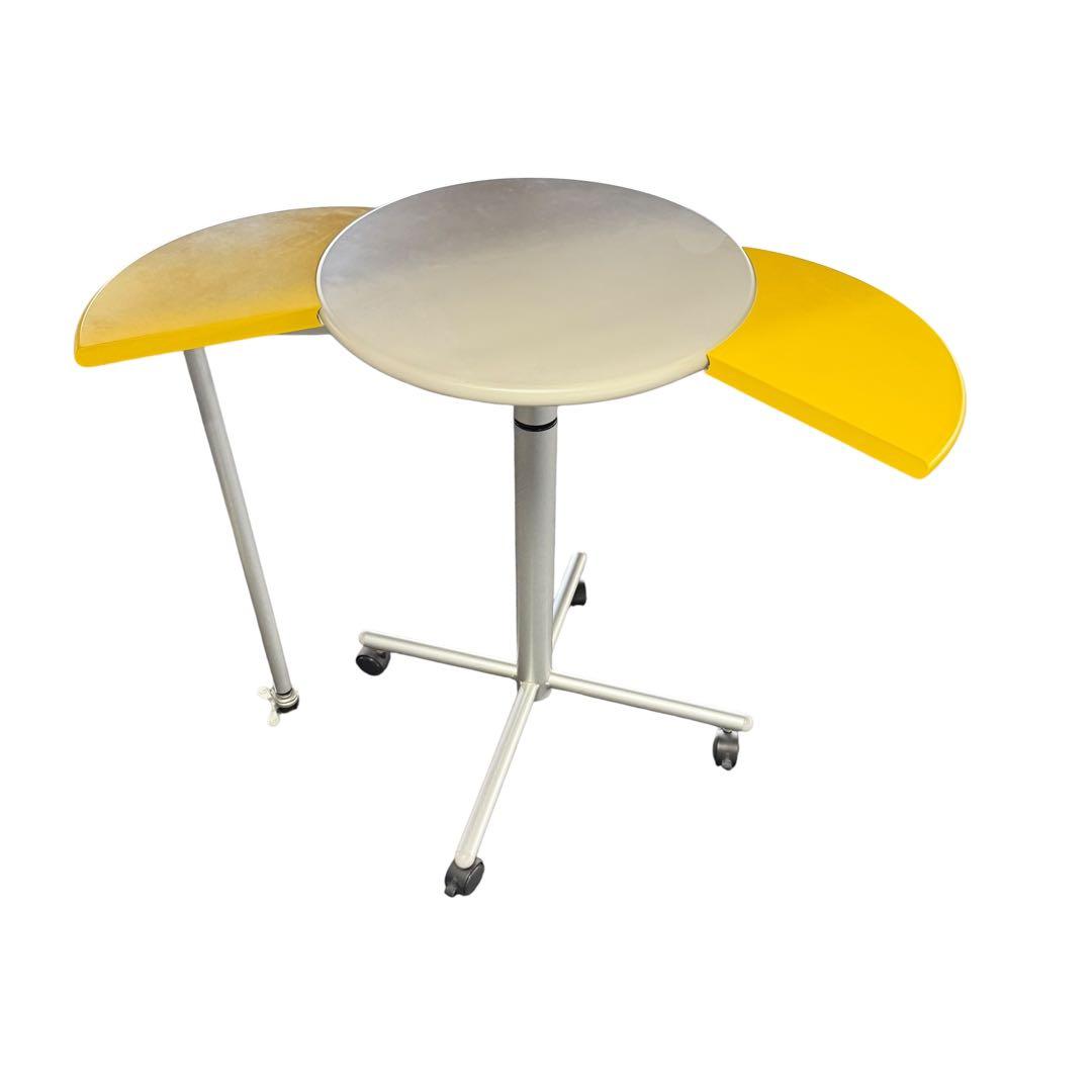 コクヨ HD-MW800 スライド式サイドテーブル 北欧風 レトロデザイン