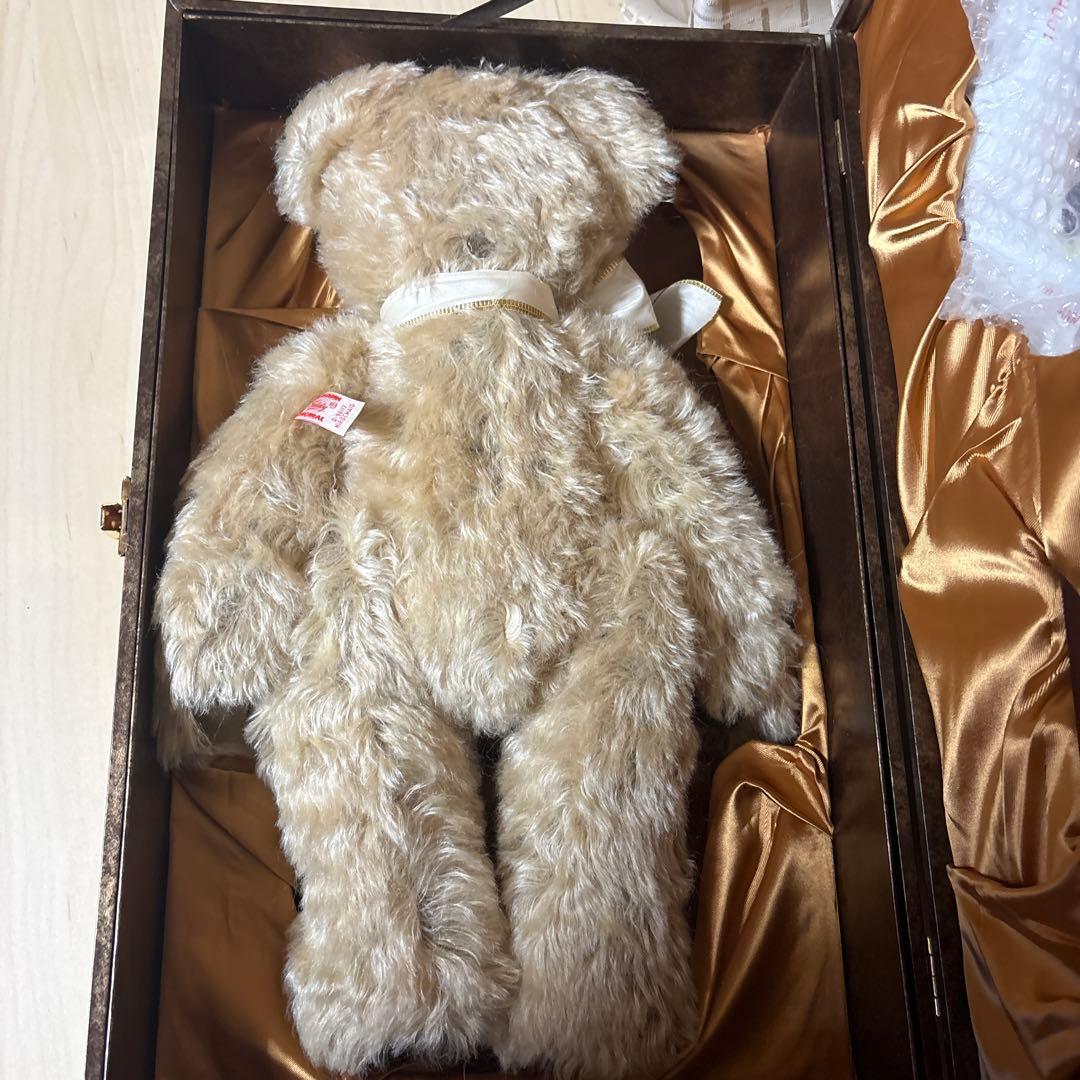 ハーマン テディベア 100th アニバーサリー ベア＆プレート セット