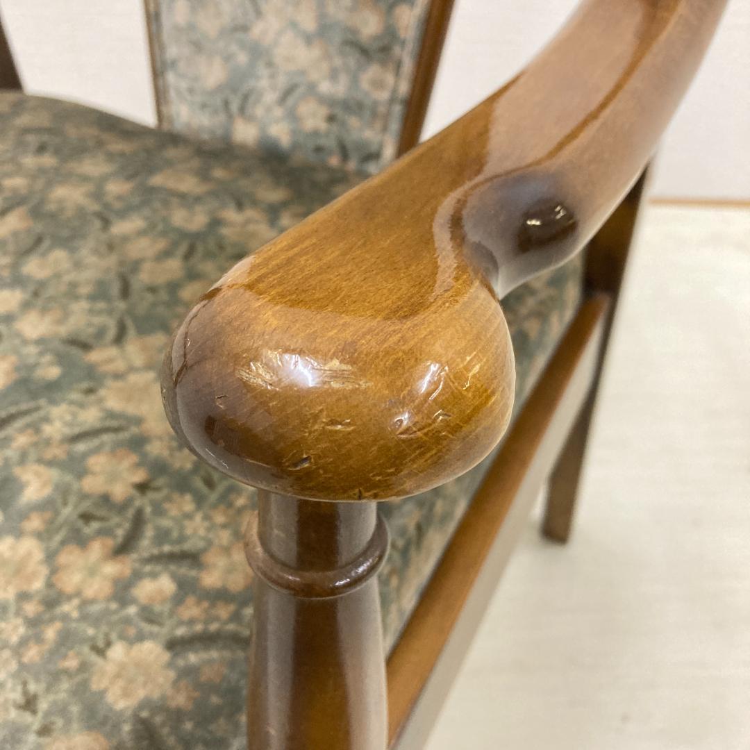 【オールドカリモク】コロニアル　一人掛けソファ　シングルソファ　椅子