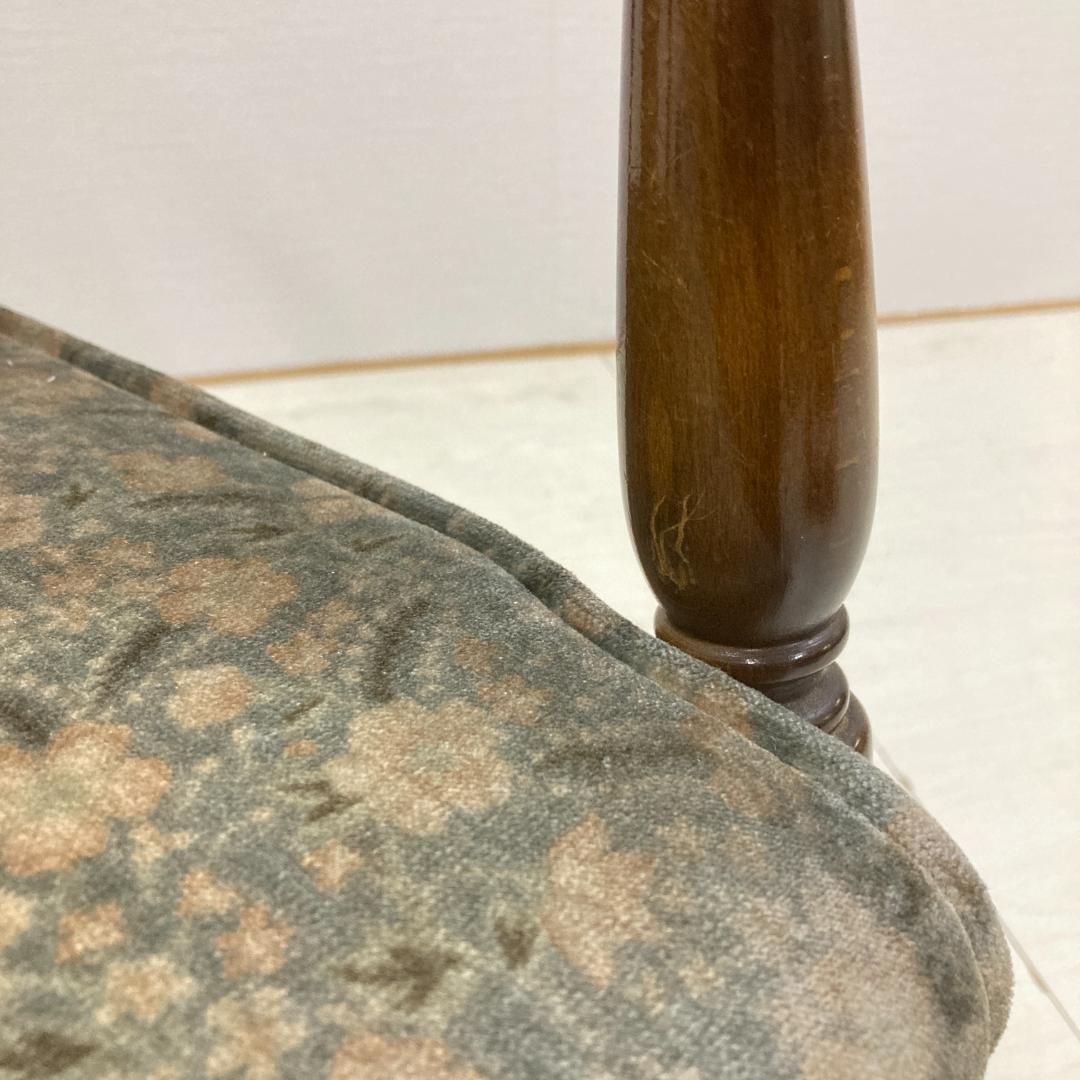 【オールドカリモク】コロニアル　一人掛けソファ　シングルソファ　椅子