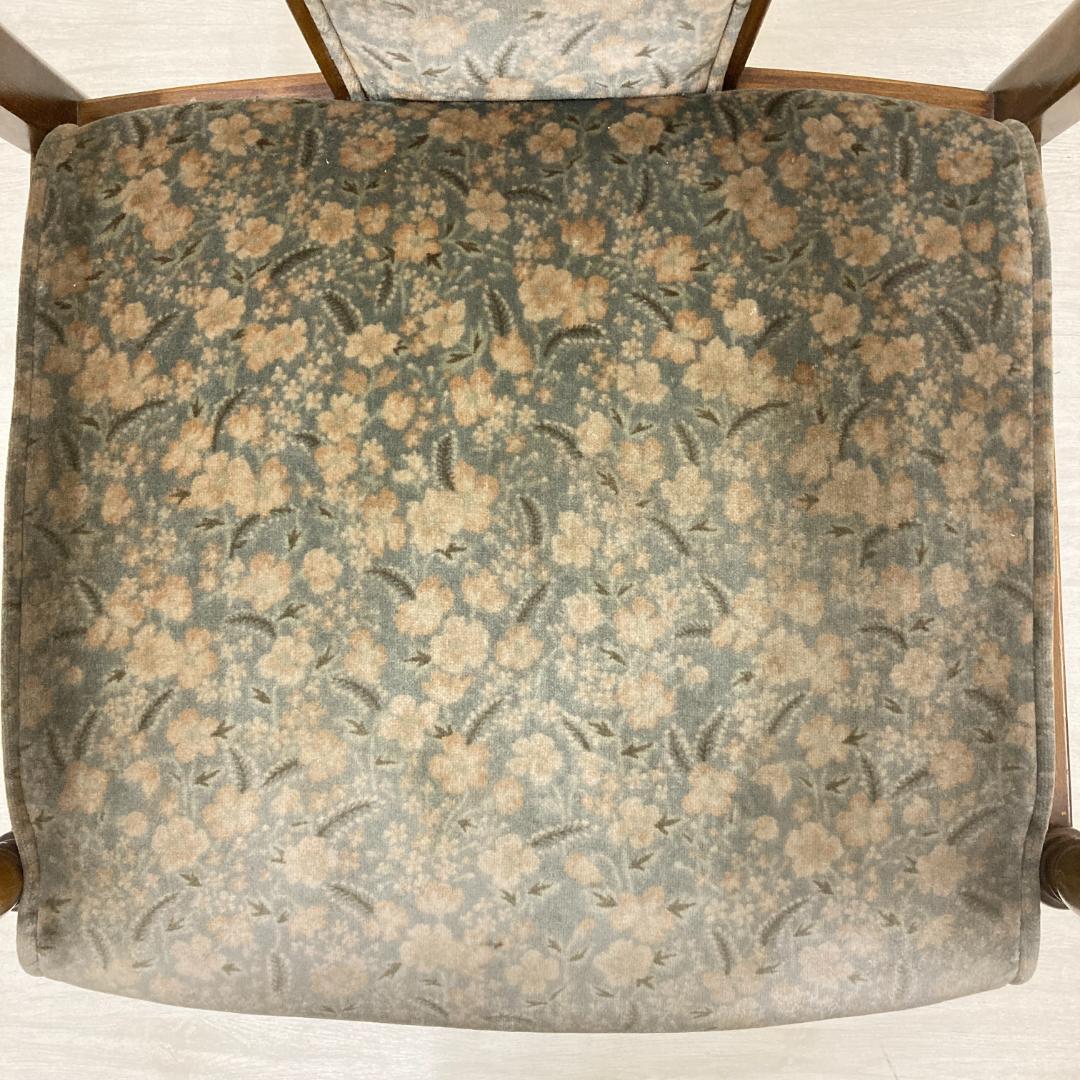 【オールドカリモク】コロニアル　一人掛けソファ　シングルソファ　椅子