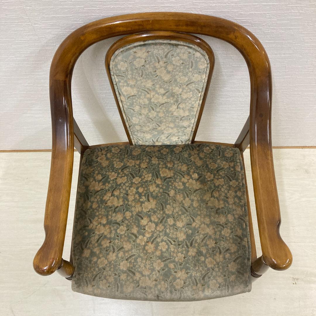 【オールドカリモク】コロニアル　一人掛けソファ　シングルソファ　椅子