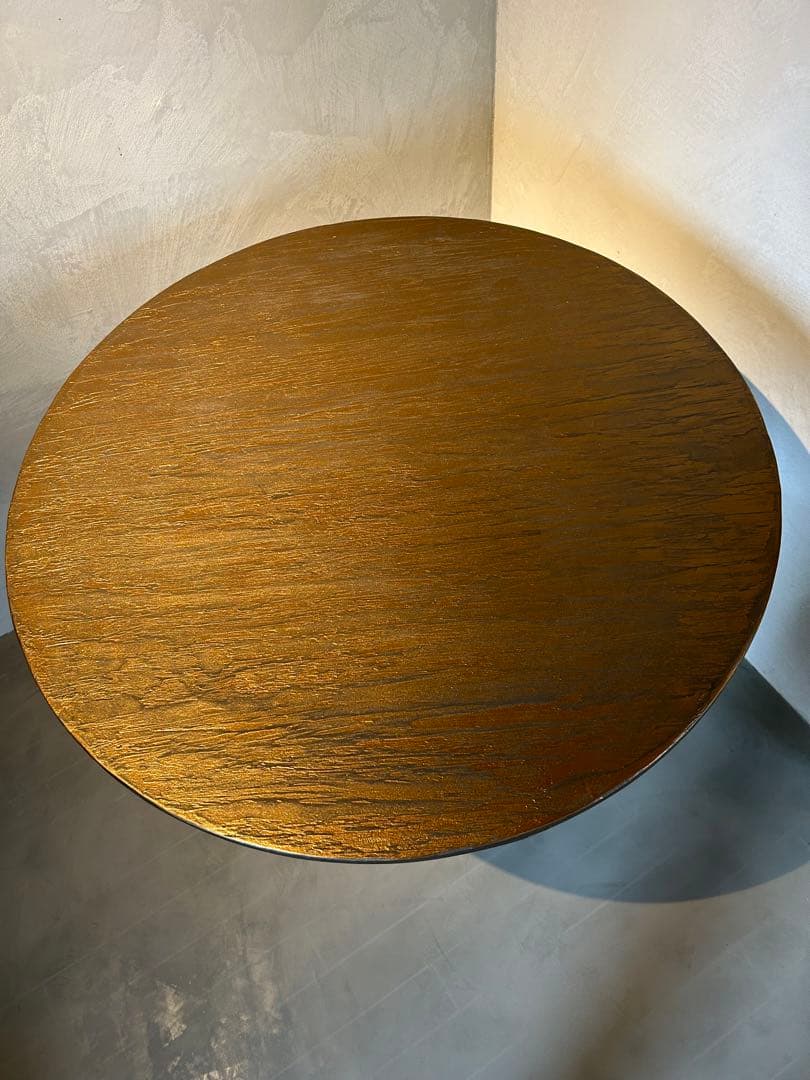 天板のみ 1点物 アンティーク調 ラウンド 丸 サイド バーテーブル