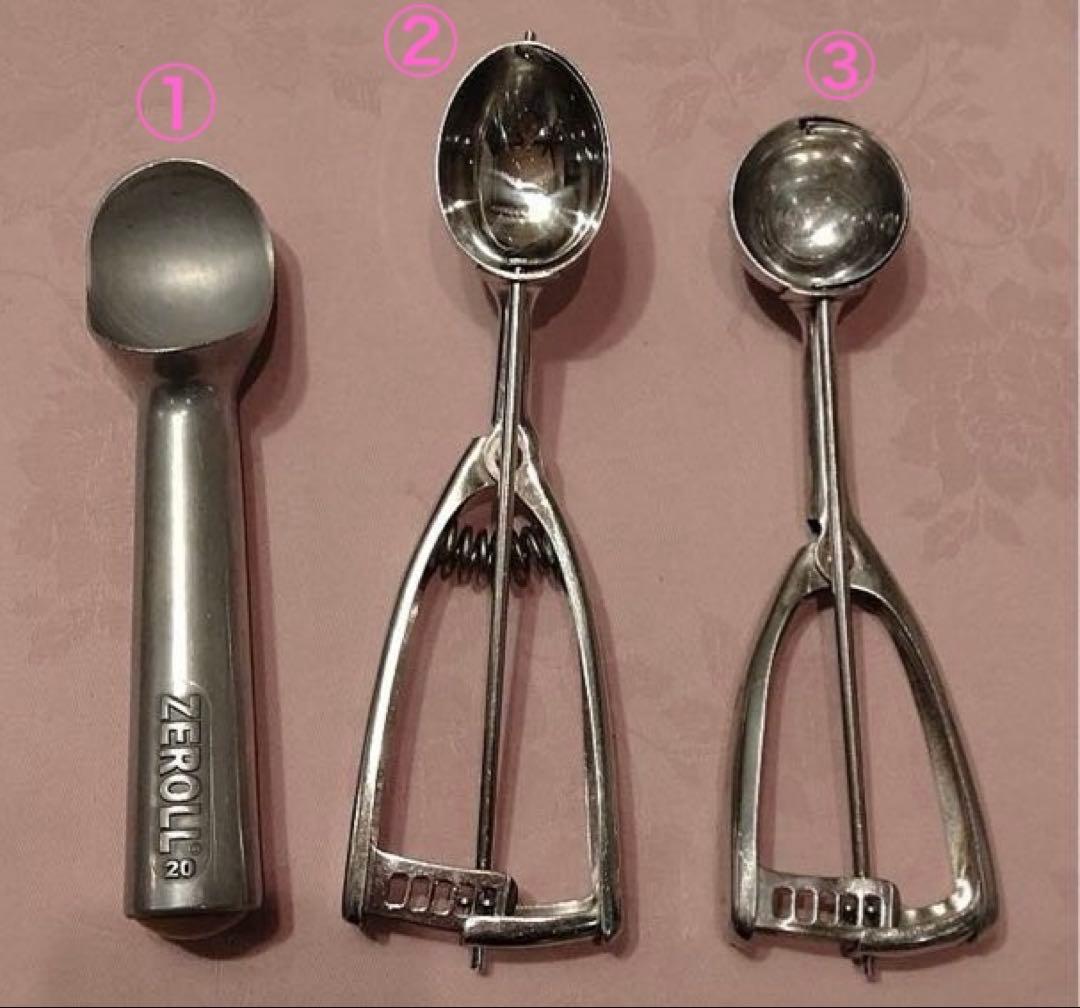 YUKIWAアイスディッシャー 3個+Zerollアイススクープ