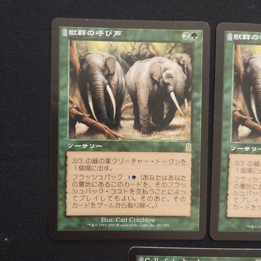 MTG 獣群の呼び声 Call of the Herd オデッセイ日本語版英語版 - メルカリ