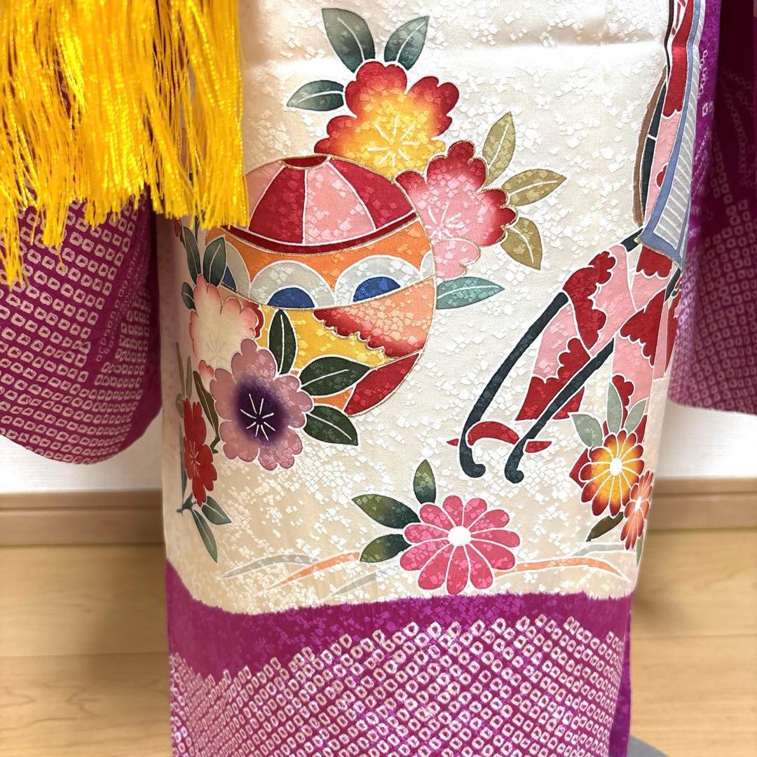 七五三　正絹　着物セット　７歳