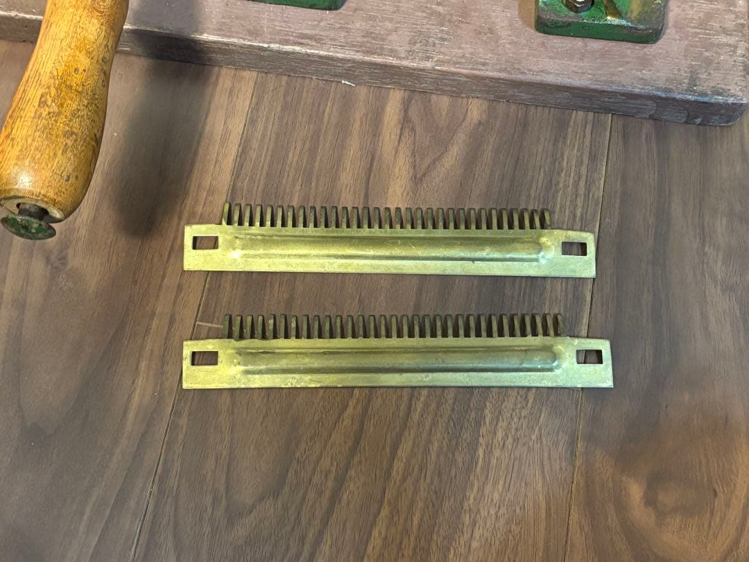 小野式製麺機 2型 両刃 2.2mm 6.3mm 2.2mmクシ刃2枚スペア付