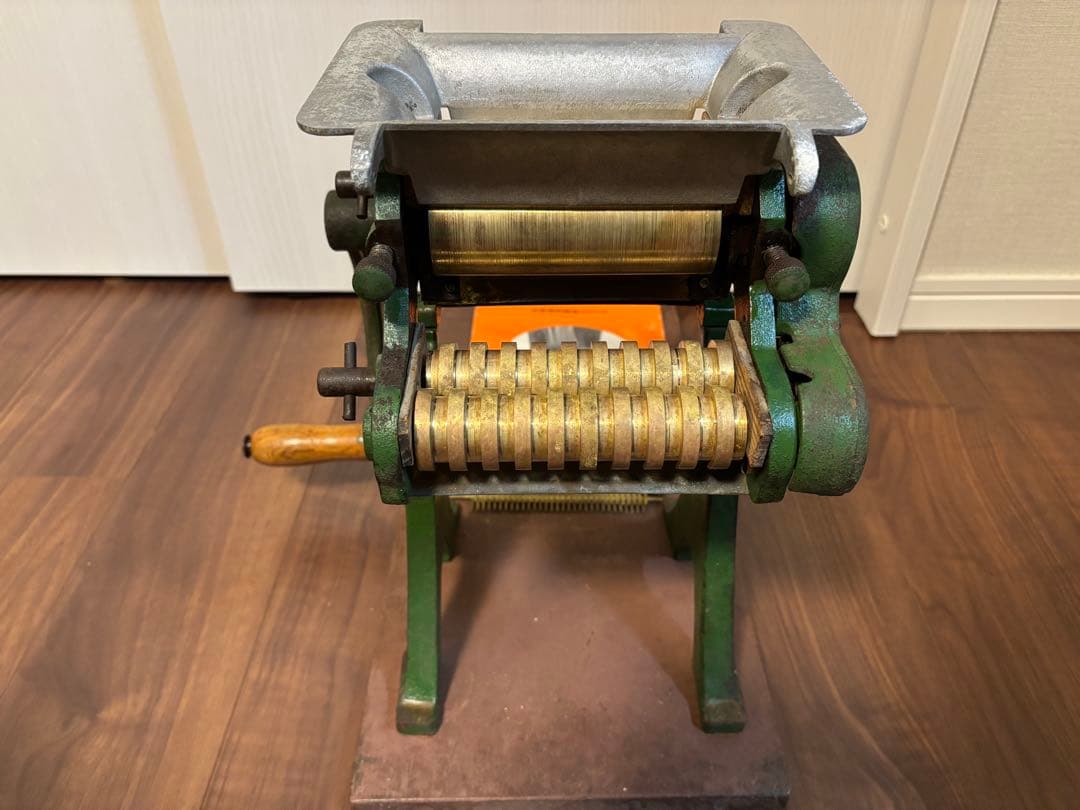 小野式製麺機 2型 両刃 2.2mm 6.3mm 2.2mmクシ刃2枚スペア付