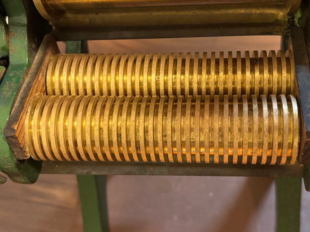 小野式製麺機 2型 両刃 2.2mm 6.3mm 2.2mmクシ刃2枚スペア付