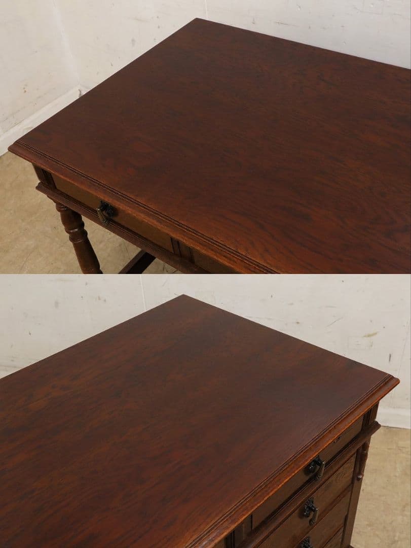 高級 三越家具【ブルージュ】デスク・書斎机・オーク材・ＩDC大塚家具