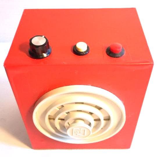 ハンドメイド 8曲記憶 レトロ オルゴール  レッド