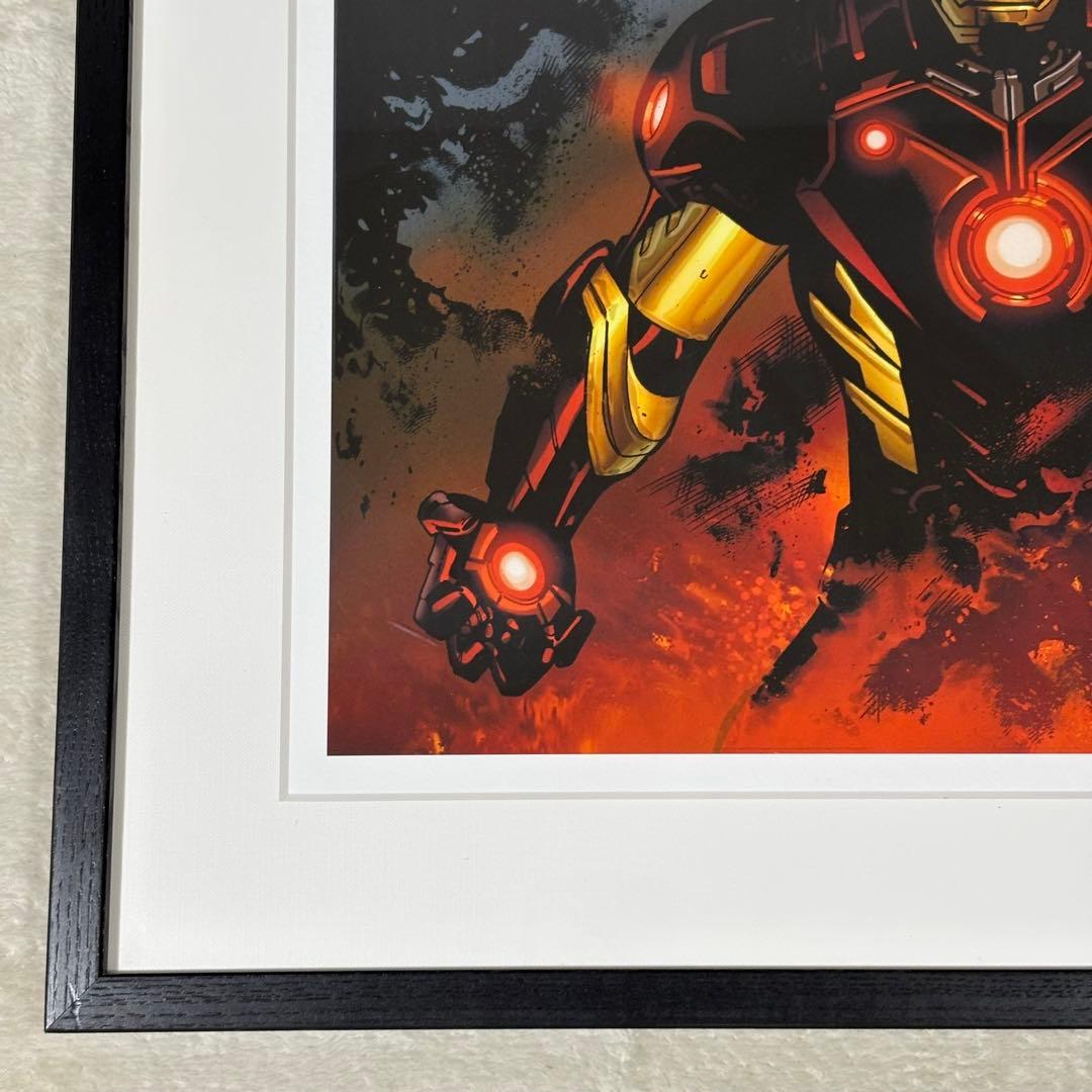 激レア】MARVEL展 アイアンマン ジークレー 複製原画 マーベル 正規品