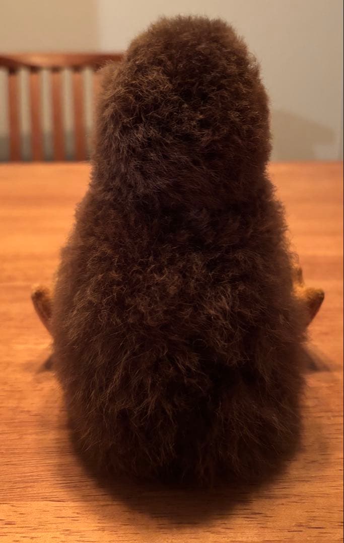 レア】ベビーアルパカ毛ぬいぐるみ キウイ ダークブラウン - メルカリ