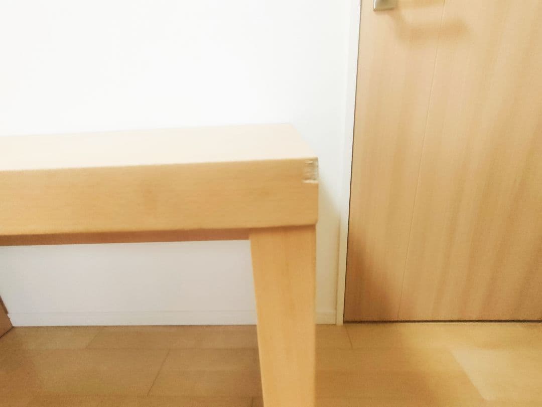 ☆無印良品の天然ブナ材のデスク☆