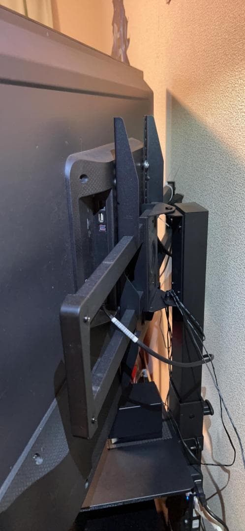 Perlegear テレビスタンド 壁寄せ ハイタイプ テレビ台 tvスタンドm