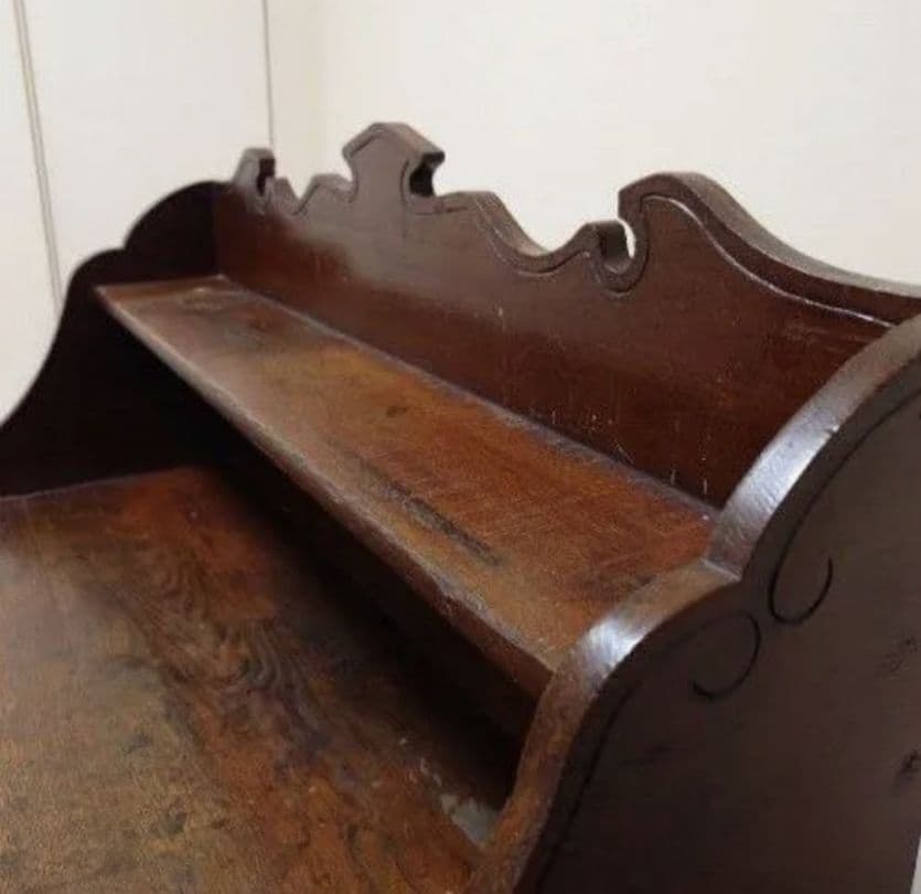 値下げ！【送料込】骨董 大正時代 机 ライティングビューロー デスク