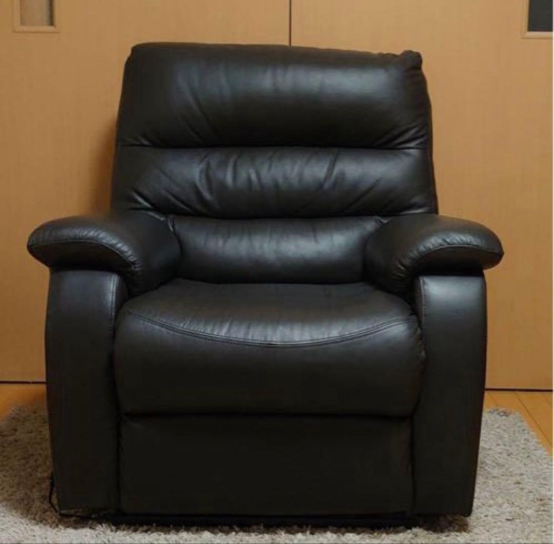 ニトリ 電動本革 リクライニングソファ (ビリーバー3）