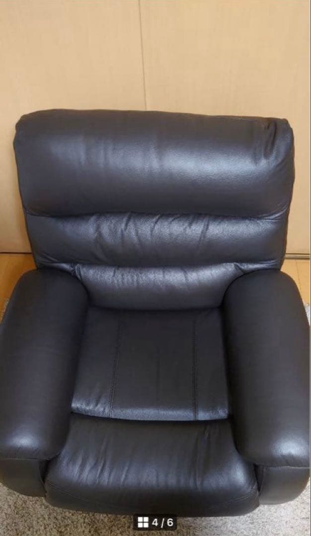 ニトリ 電動本革 リクライニングソファ (ビリーバー3）