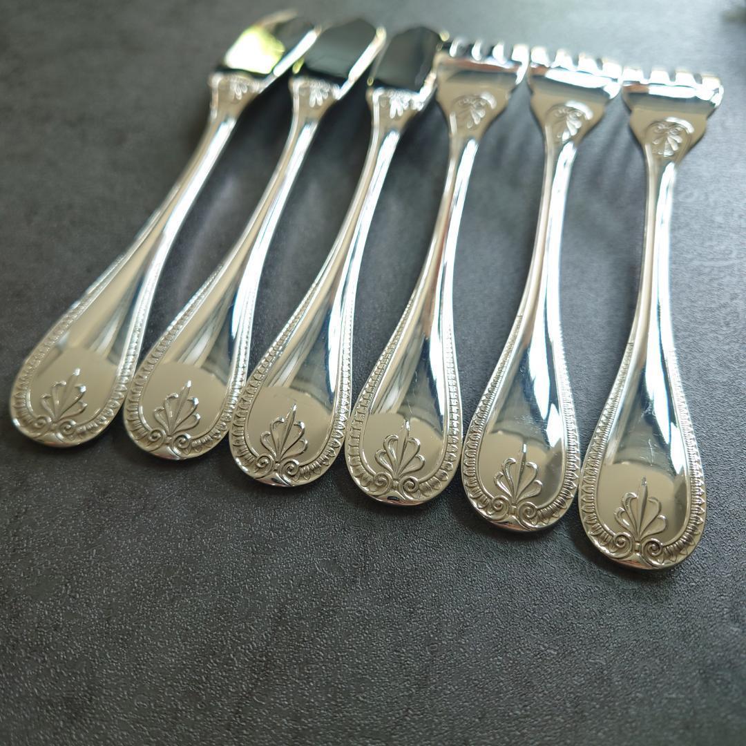 美品 クリストフル マルメゾン フィッシュ ナイフ フォーク 6点