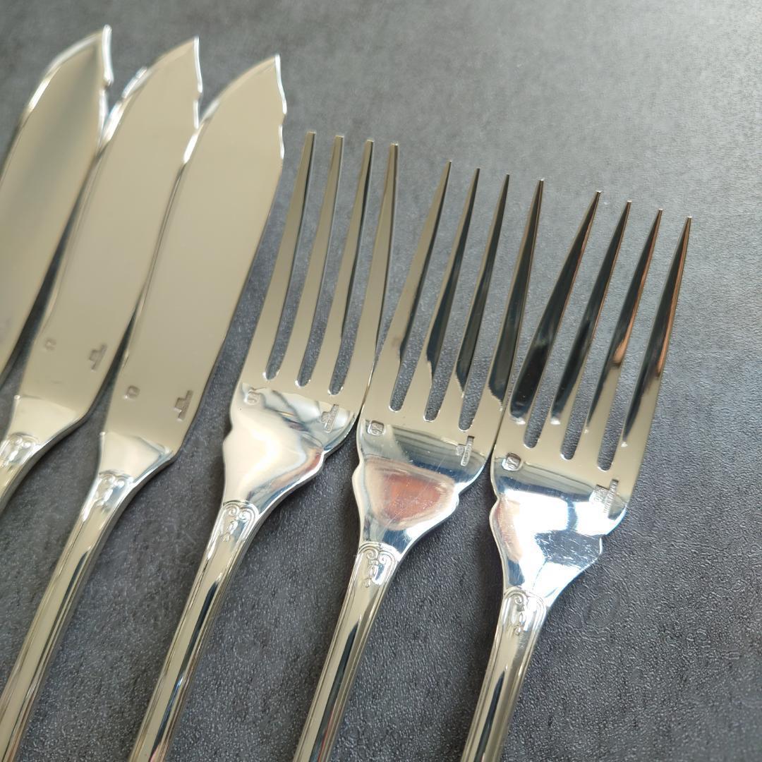 美品 クリストフル マルメゾン フィッシュ ナイフ フォーク 6点
