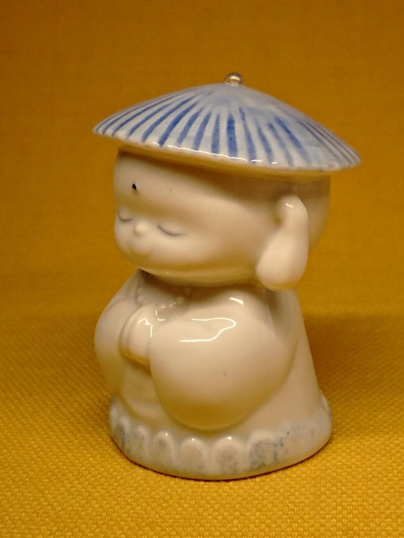 人形　お地蔵様　一休　仏像　陶器　置物　インテリア　工芸品　美術品　A3355