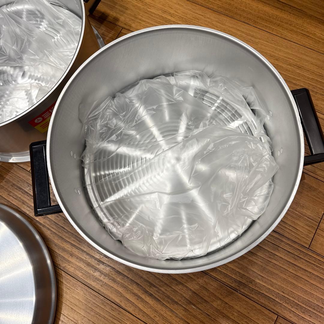 三協アルミ2段セイロ蒸し鍋 30cm